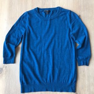 J. Crew Teddy sweater size small blue